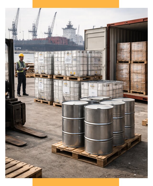 Доставка химического сырья из Индии от 254550 р. | СетСервис-Пчр