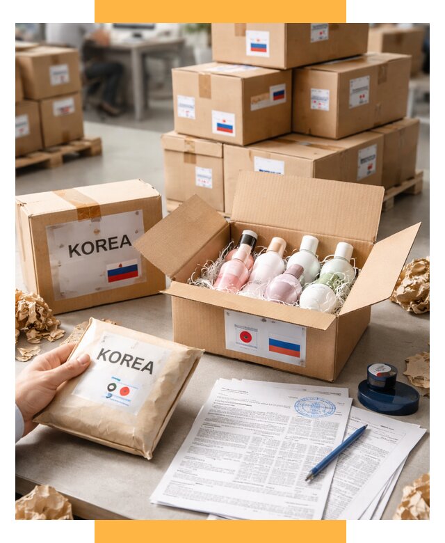 Доставка косметики из Кореи от 8655 р. под ключ | СетСервис-Пчр