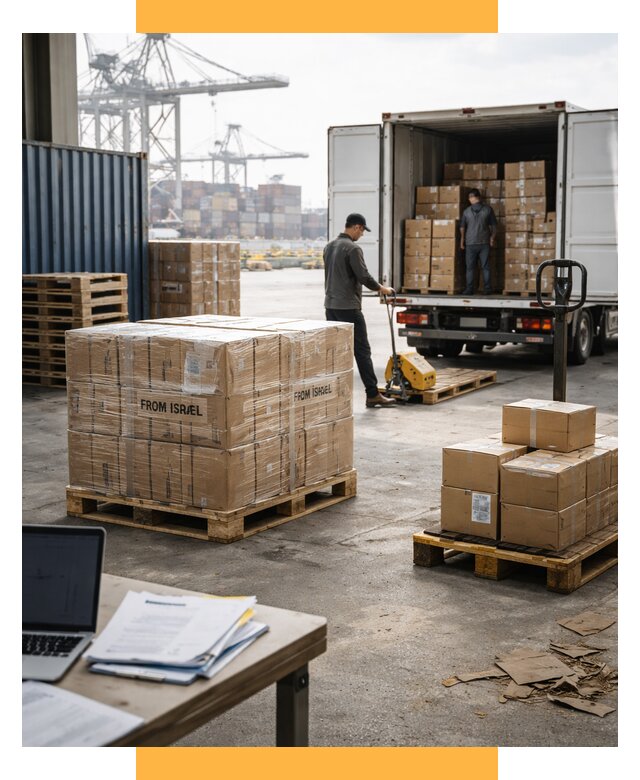 Доставка грузов из Израиля от 15273 р., логистика от СетСервис-Пчр