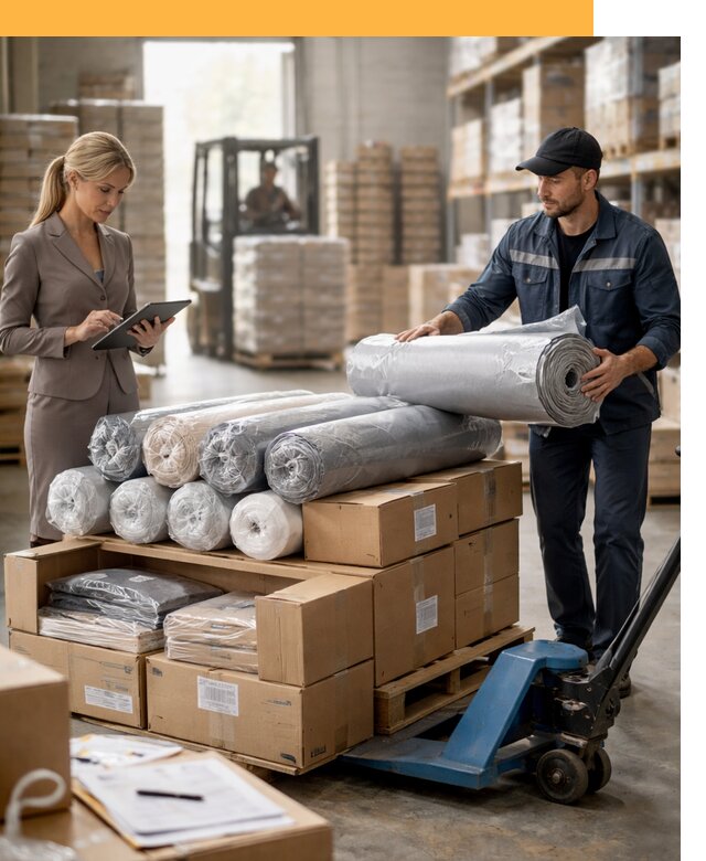 Перевозка текстиля по миру от 15273 руб. с таможней и страхованием