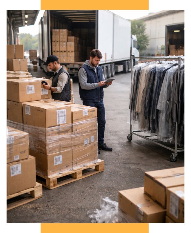 Перевозка и доставка одежды из Китая от 7637 р., СетСервис-Пчр