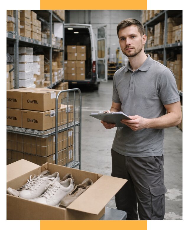 Доставка обуви из Китая и Турции от 4582 р. СетСервис-Пчр