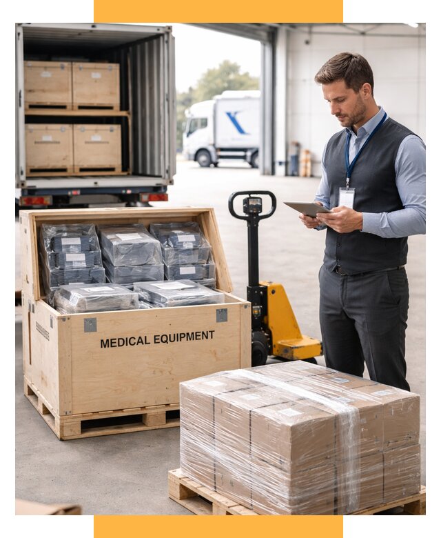 Перевозка медицинского оборудования от 15273 р. в СетСервис-Пчр