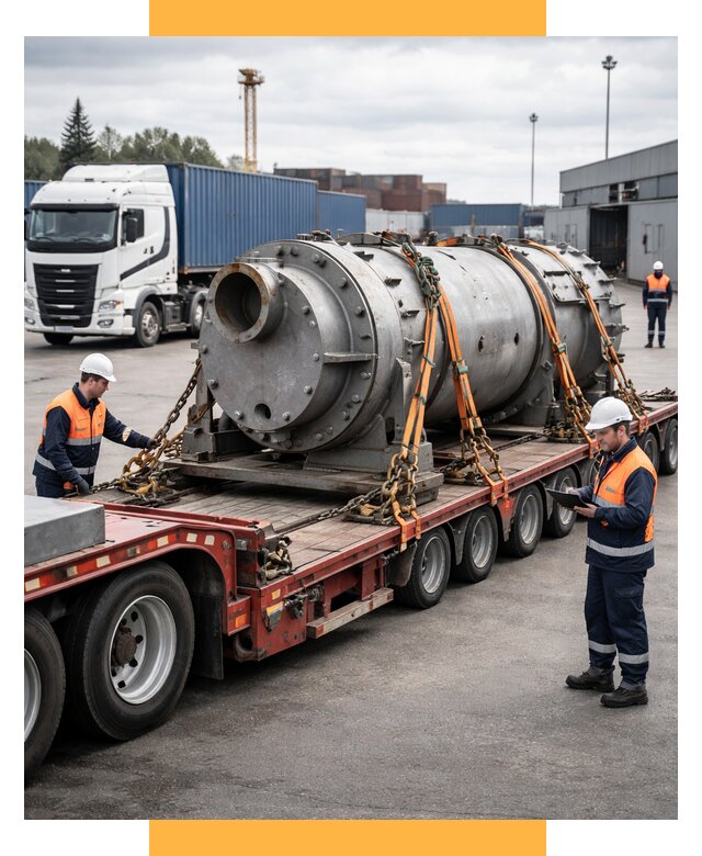 Перевозка тяжеловесных грузов под ключ от 152730 р. | СетСервис-Пчр